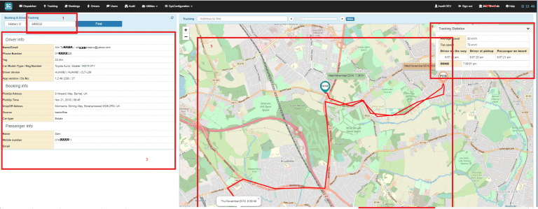 INSOFTDEV | Taxi Dispatch System | Recording Drivers Actions.
