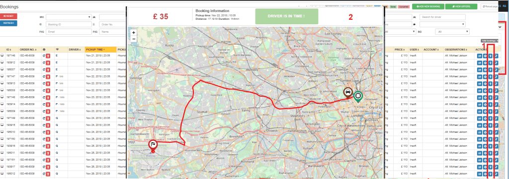 INSOFTDEV | Taxi Dispatch System | Recording Drivers Actions.