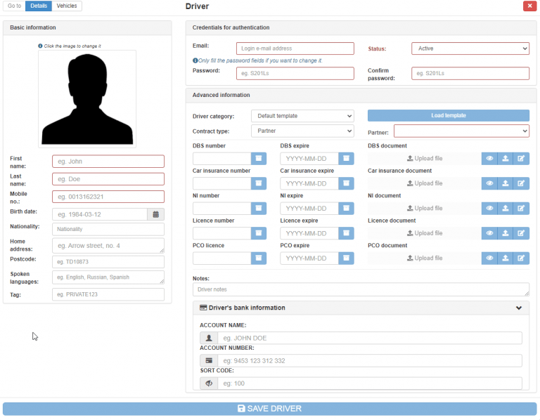 INSOFTDEV | Dispatch System | Drivers Management